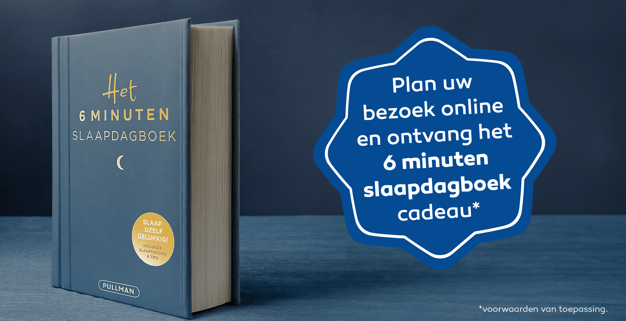 Het 6 minuten slaapdagboek cadeau met ster